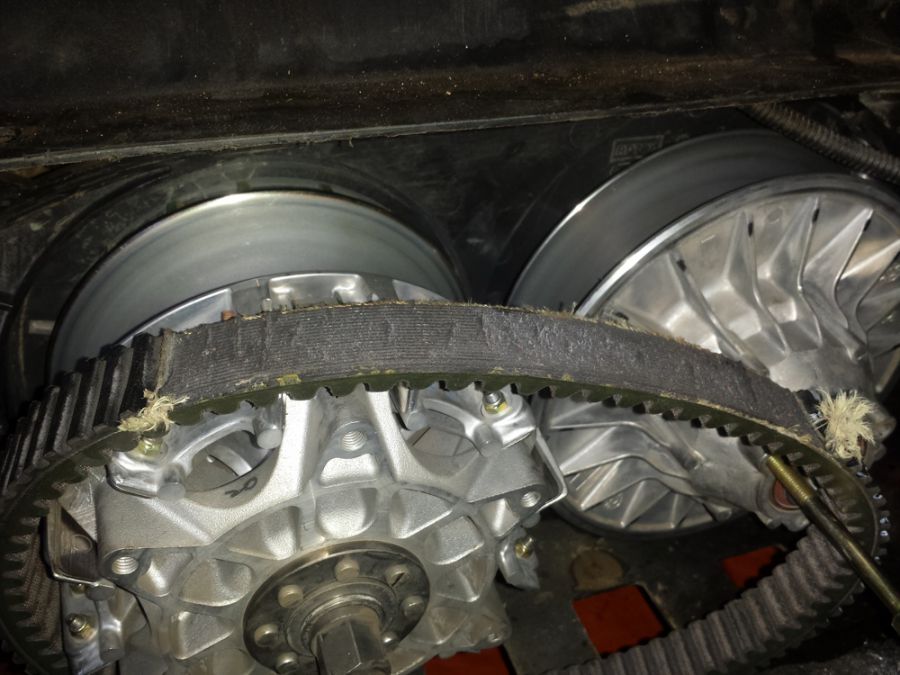 worn out drive belt scooter