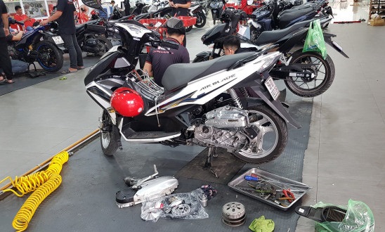 motorbike maintenance