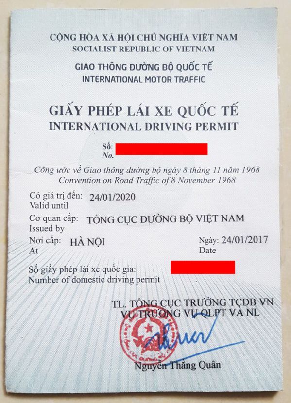 IDP 1968 Vienna Convention International driving permit